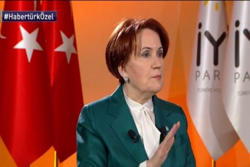 İYİ Parti lideri Meral Akşener Mardin'den yapılan canlı yayında Habert&uuml;rk
