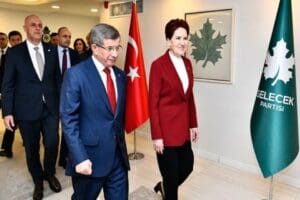 İYİ Parti Genel Başkanı Meral Akşener, 6'lı masa toplantısı &ouml;ncesinde