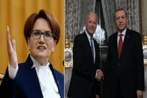 İYİ Parti lideri Meral Akşener, ABD Başkanı Joe Biden'ı 1915