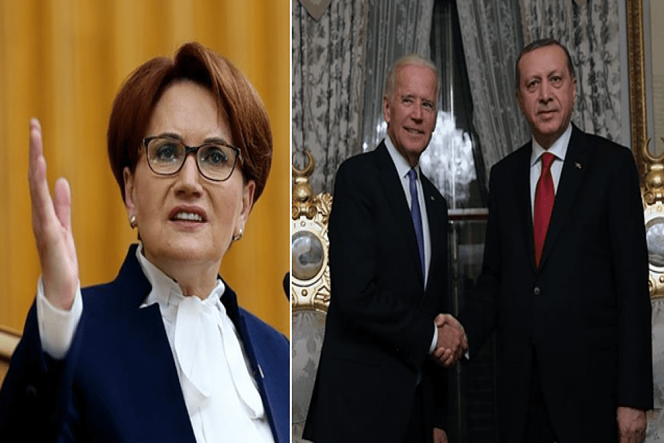 İYİ Parti lideri Meral Akşener, ABD Başkanı Joe Biden'ı 1915