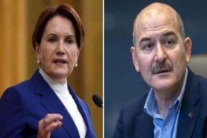 İYİ Parti Genel Başkanı Meral Akşener, İ&ccedil;işleri Bakanı S&uuml;leyman Soylu'ya