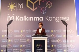İYİ Parti lideri Meral Akşener, İYİ Kalkınma Kongresi'nin 2. Oturumu'nda