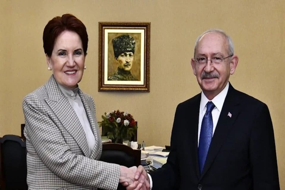 İYİ Parti Genel Başkanı Meral Akşener, CHP Genel Başkanı Kemal