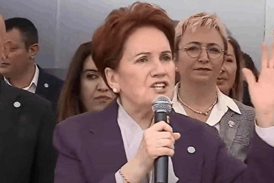 İYİ Parti Genel Başkanı Akşener, partisinin Ankara Mamak'ta bulunan se&ccedil;im
