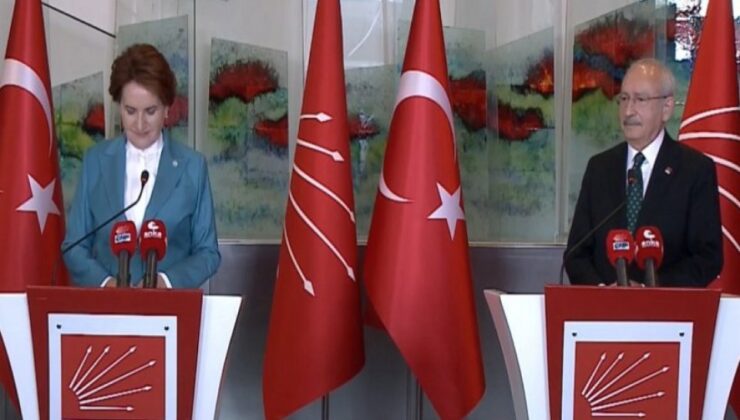 Akşener ve Kılıçdaroğlu'ndan ortak açıklama: İmamoğlu'ndan bana gelmiş bir cumhurbaşkanı adaylığı talebi yok!