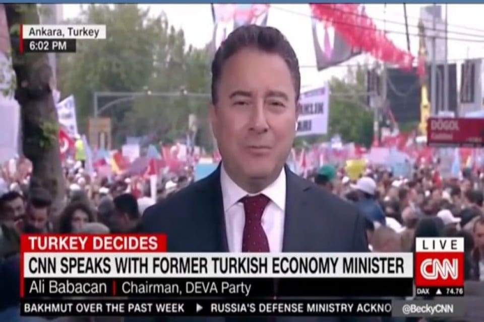 DEVA Partisi Genel Başkanı Ali Babacan, Millet İttifakının Ankara mitingi