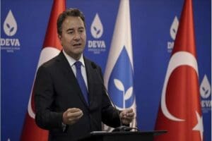 DEVA Partisi Genel Başkanı Ali Babacan, Millet İttifakı&rsquo;nın Balıkesir mitinginde