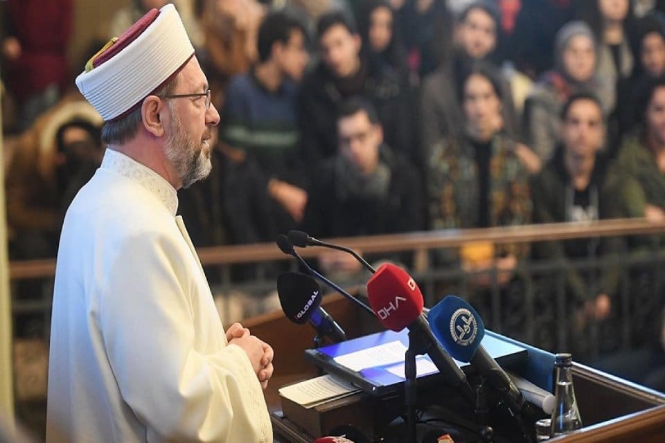 Diyanet İşleri Başkanı Ali Erbaş, Konya'da katledilen Ekrem Karakaya'nın ardından