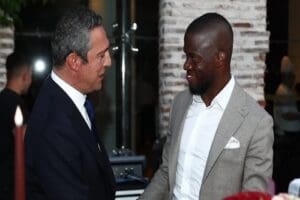 Fenerbah&ccedil;e Başkanı Ali Ko&ccedil;'un, Y&uuml;ksek Divan Kurulu toplantısında Enner Valencia