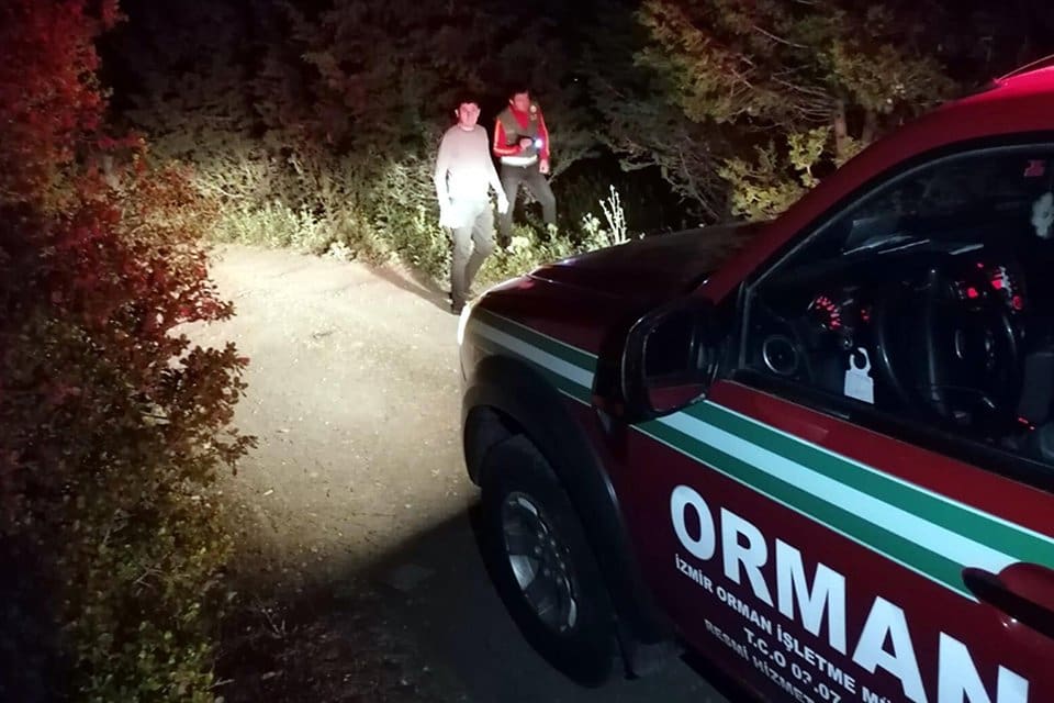İzmir Orman İşletme M&uuml;d&uuml;rl&uuml;ğ&uuml;ne bağlı Aliağa Orman İşletme Şefliği sınırlarında