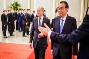 Almanya Başbakanı Olaf Scholz'un, ABD Başkanı Joe Biden ile d&uuml;n
