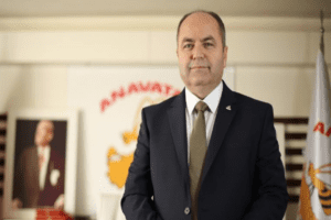 Anavatan Partisi Genel Başkanı İbrahim &Ccedil;elebi ve Genel Sekreter Ahmet
