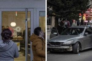 A&ccedil;ılan ateş sonucu bir banka g&ouml;revlisi yaralandı, ş&uuml;pheli g&ouml;zaltına alındı