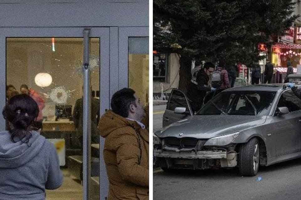 A&ccedil;ılan ateş sonucu bir banka g&ouml;revlisi yaralandı, ş&uuml;pheli g&ouml;zaltına alındı