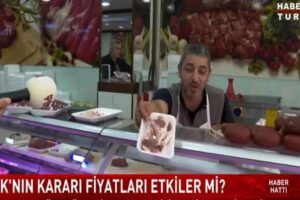 HaberTürk TV’de “Karne hediyesi et alan çocuk” başlığıyla yayınlanan haberi
