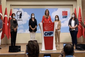 CHP&rsquo;li Aylin Nazlıaka, İstanbul S&ouml;zleşmesi&rsquo;nin imzalandığı tarihin yıl d&ouml;n&uuml;m&uuml;nde a&ccedil;ıklamalarda