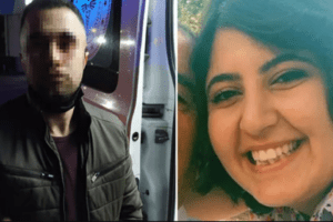 Bursa'da Oktay H&uuml;rmet (23), ayrılmak isteyen nişanlısı Asya Pınar &Uuml;z&uuml;mc&uuml;'y&uuml;