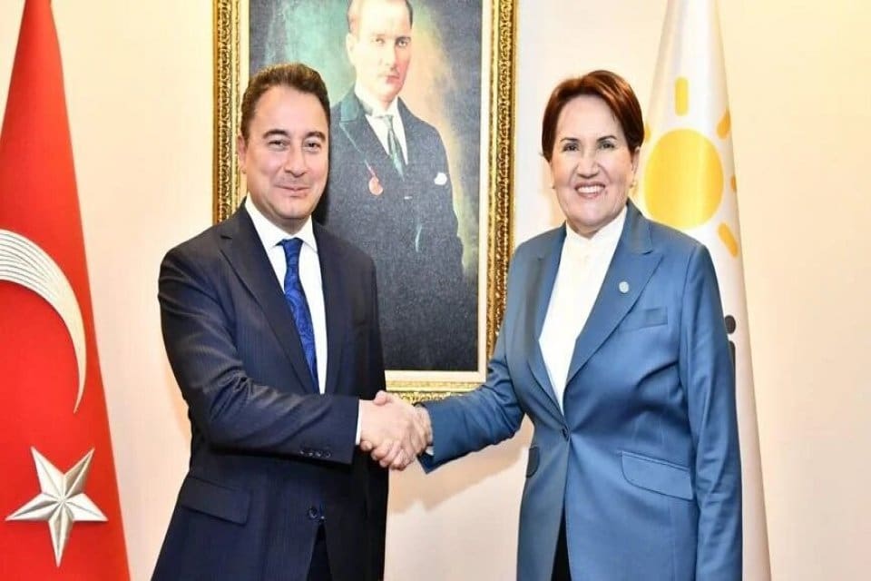 DEVA Partisi Genel Başkanı Ali Babacan, İYİ Parti Genel Başkanı