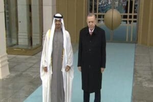 Cumhurbaşkanı Recep Tayyip Erdoğan, Abu Dabi Veliaht Prensi Şeyh Muhammed