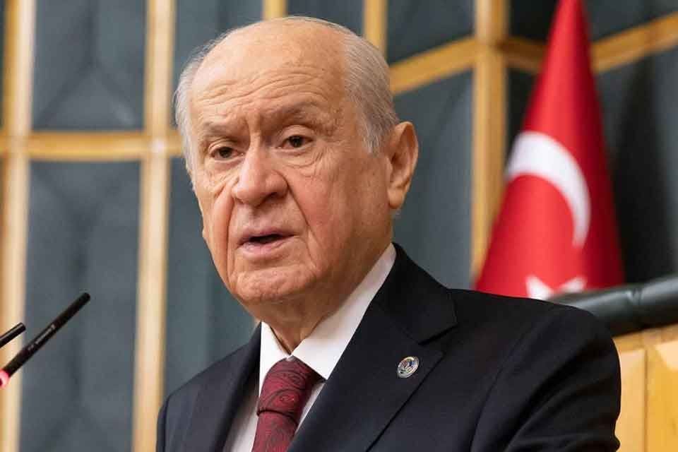 Partisinin grup toplantısında a&ccedil;ıklamalarda bulunan MHP lideri Devlet Bah&ccedil;eli, son