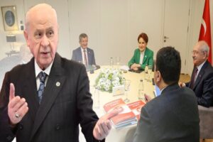 MHP lideri Devlet Bah&ccedil;eli'nin altılı masaya yaptığı "Erdoğan&rsquo;ın yanında birleşme"