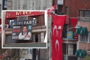MHP Genel Başkanı&nbsp;Devlet Bah&ccedil;eli'nin Kastamonu ziyareti &ouml;ncesi, İyi Parti binasına
