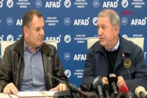 Milli Savunma Bakanı Hulusi Akar ve Yunanistan Savunma Bakanı Nikolaos