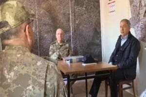 Milli Savunma Bakanı Hulusi Akar, Hatay'da&nbsp;Mehmet&ccedil;ik İrtibat B&uuml;rosu ile&nbsp;2'nci Hudut