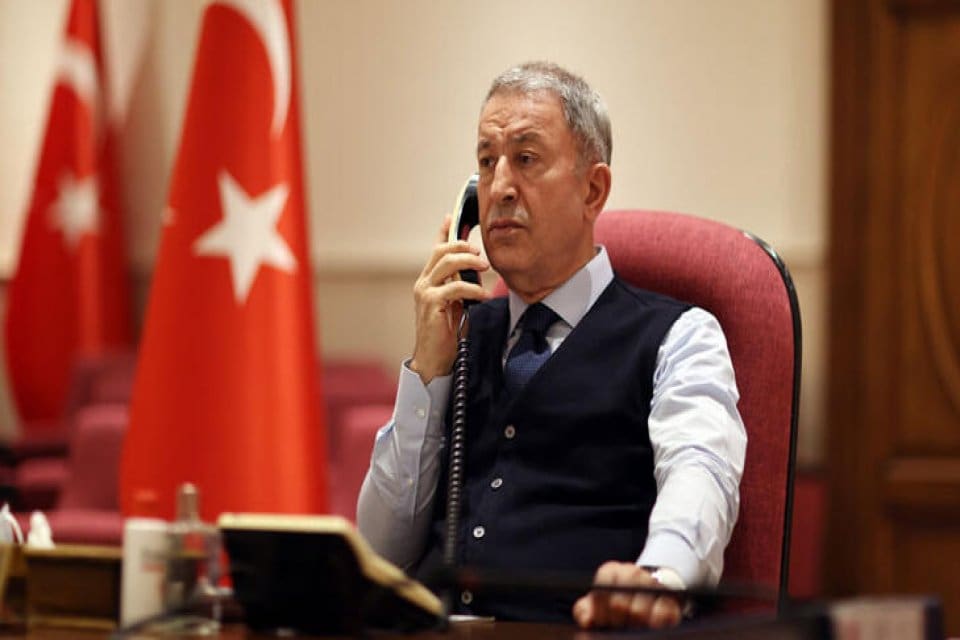 Bakan Akar, Genelkurmay Başkanı Orgeneral Yaşar G&uuml;ler, kuvvet komutanları, bakan