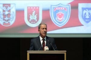 Milli Savunma Bakanı Hulusi Akar, Mersin'deki ter&ouml;r saldırısıyla ilgili &ouml;nemli