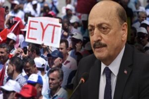 &Ccedil;alışma ve Sosyal G&uuml;venlik Bakanı Vedat Bilgin, Emeklilikte Yaşa Takılanlar