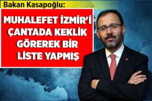 'İzmir belki muhalefetin gerisinde olduğumuz bir yer ama biz İzmir'de