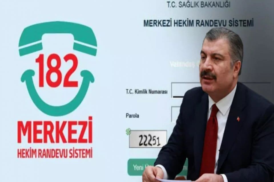Sağlık Bakanı Fahrettin Koca, Merkezi Hekim Randevu Sistemi (MHRS) &uuml;zerinden