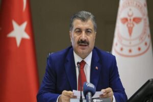 Sağlık Bakanı Fahrettin Koca, Bolu Çaydurt Yuva köyü bölgesinde içme