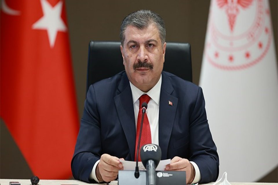 Sağlık Bakanı Fahrettin Koca, Türkiye Büyük Millet Meclisinde (TBMM) parlamento