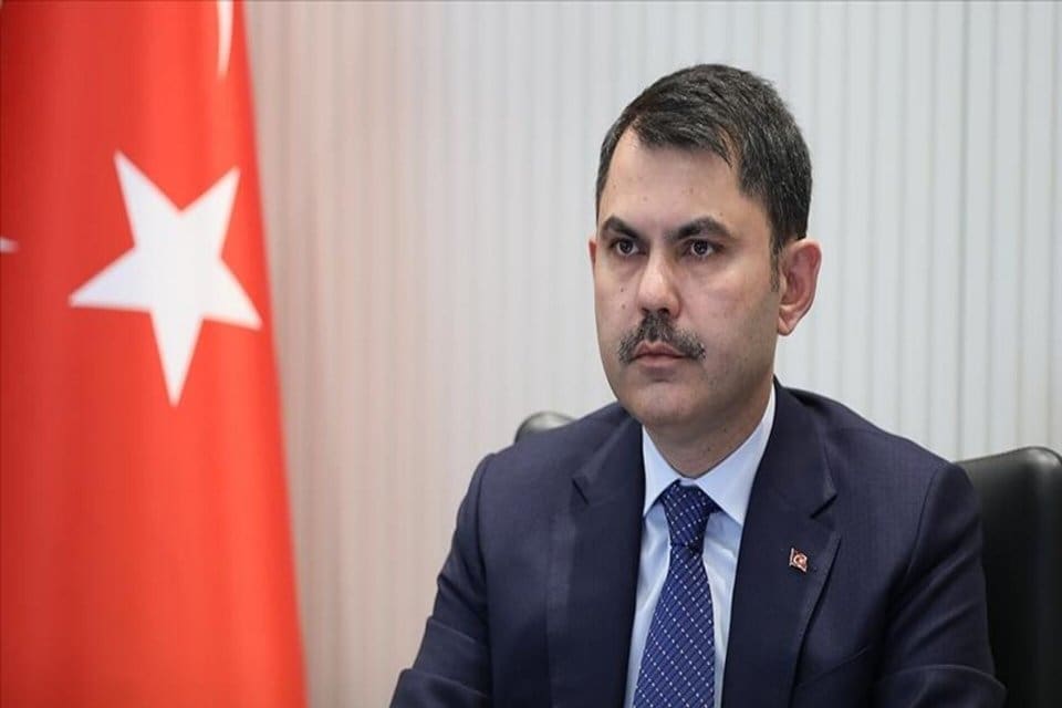 &Ccedil;evre, Şehircilik ve İklim Değişikliği Bakanı Murat Kurum, Pazar g&uuml;n&uuml;