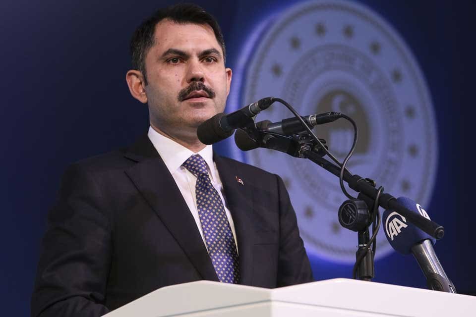 &Ccedil;evre Şehircilik ve İklim Değişikliği Bakanı Murat Kurum "Mart 2022&rsquo;de