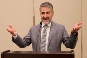 Hazine ve Maliye Bakanı Nureddin Nebati Mardin'de İş D&uuml;nyası Buluşması'nda