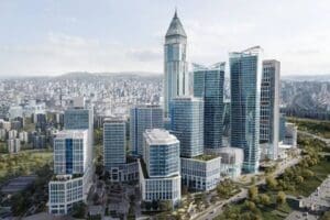 Hazine ve Maliye Bakanı Nureddin Nebati, İstanbul Finans Merkezi'nin 17