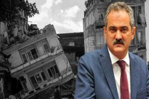 Milli Eğitim Bakanı Mahmut &Ouml;zer, Ankara&rsquo;da deprem b&ouml;lgesindeki faaliyetlere ilişkin