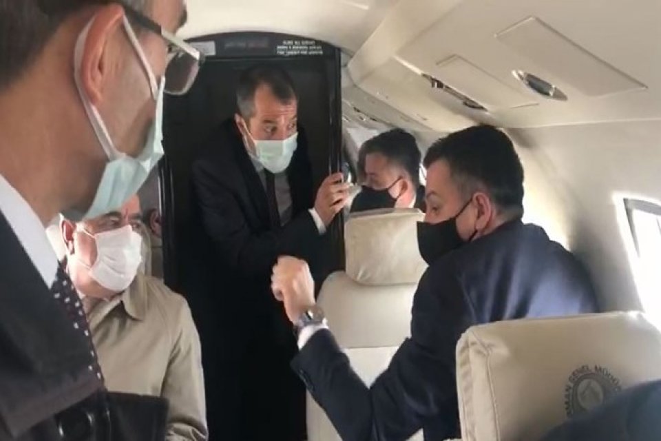 Tarım ve Orman Bakanı Bekir Pakdemirli'nin u&ccedil;ağı havada arızalandı. Ankara'dan