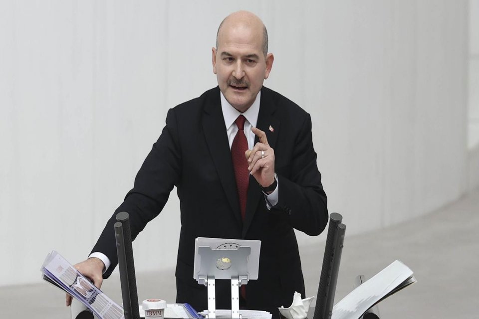 İçişleri Bakanı Süleyman Soylu, Poliste Psikolojik Sağlamlık Semineri programında konuştu.