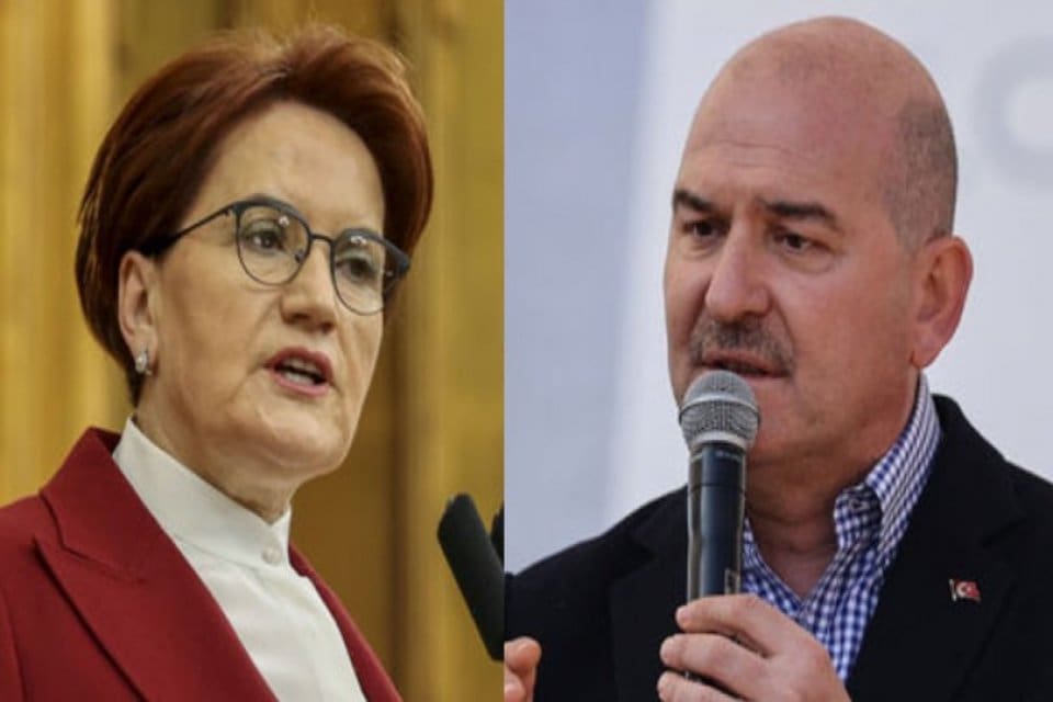 İ&ccedil;işleri Bakanı S&uuml;leyman Soylu, Twitter hesabından İYİ Parti Genel Başkanı