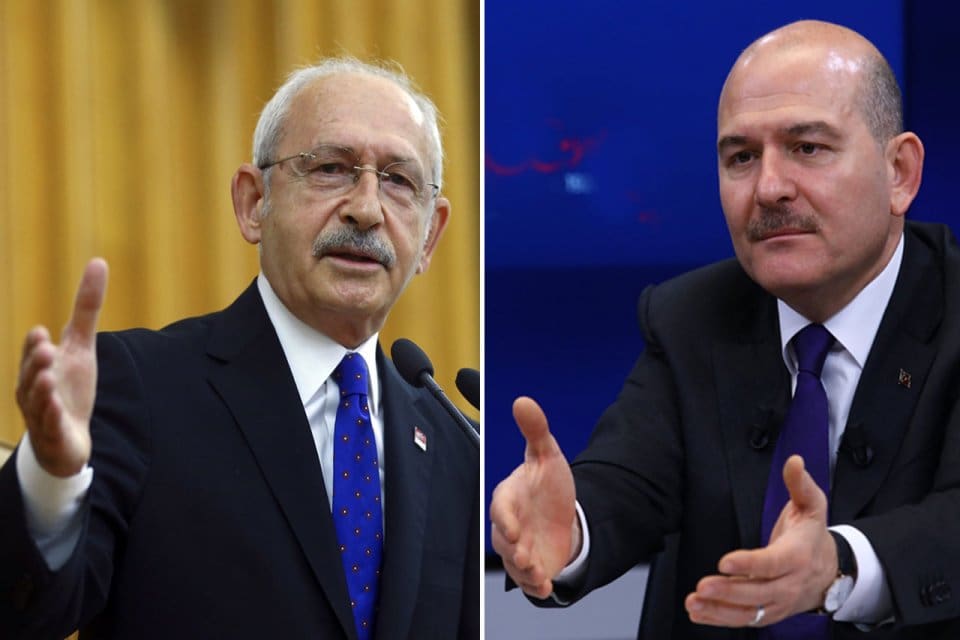 İ&ccedil;işleri Bakanı S&uuml;leyman Soylu, sosyal medya hesabından CHP Lideri Kemal
