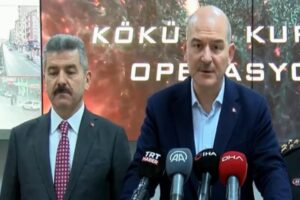 İ&ccedil;işleri Bakanı S&uuml;leyman Soylu, Uşak'ta K&ouml;k&uuml;n&uuml; Kurutma Operasyonu'na ilişkin a&ccedil;ıklamalarda