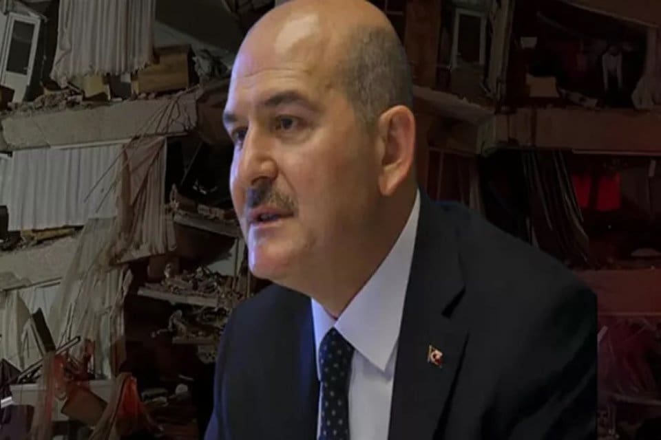 İ&ccedil;işleri Bakanı S&uuml;leyman Soylu, sosyal medyada yardım tırlarının bekletildiği ve