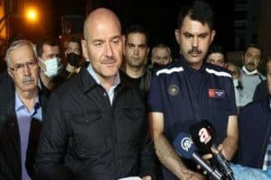 İ&ccedil;işleri Bakanı S&uuml;leyman Soylu ve &Ccedil;evre Şehircilik Bakanı Murat Kurum