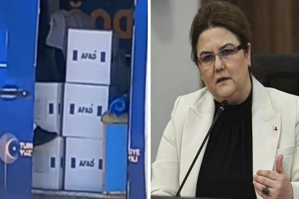 Aile ve Sosyal Hizmetler Bakanı Derya Yanık, se&ccedil;im aracındaki AFAD