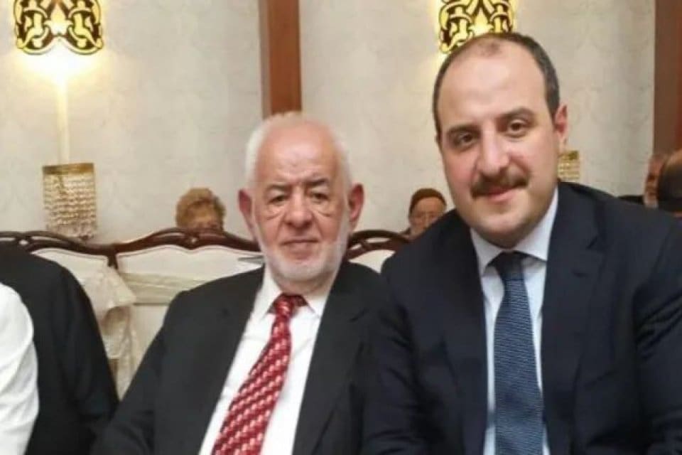 &nbsp; Sanayi ve Teknoloji Bakanı Mustafa Varank'ın 84 yaşındaki babası