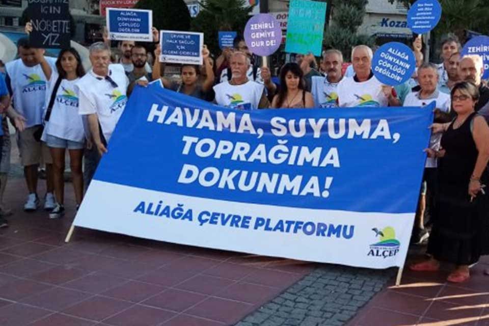 &Ccedil;evre, Şehircilik ve İklim Değişikliği Bakanlığı, Aliağa'da yapılması planlanan c&uuml;ruf